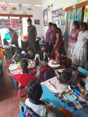 Implementation of nutrition programs targeting pre-school children / Homagama - Magammana West Division (2022-12-06)
